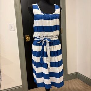 Banana Republic Blue and White Striped Sun Dress - 2T